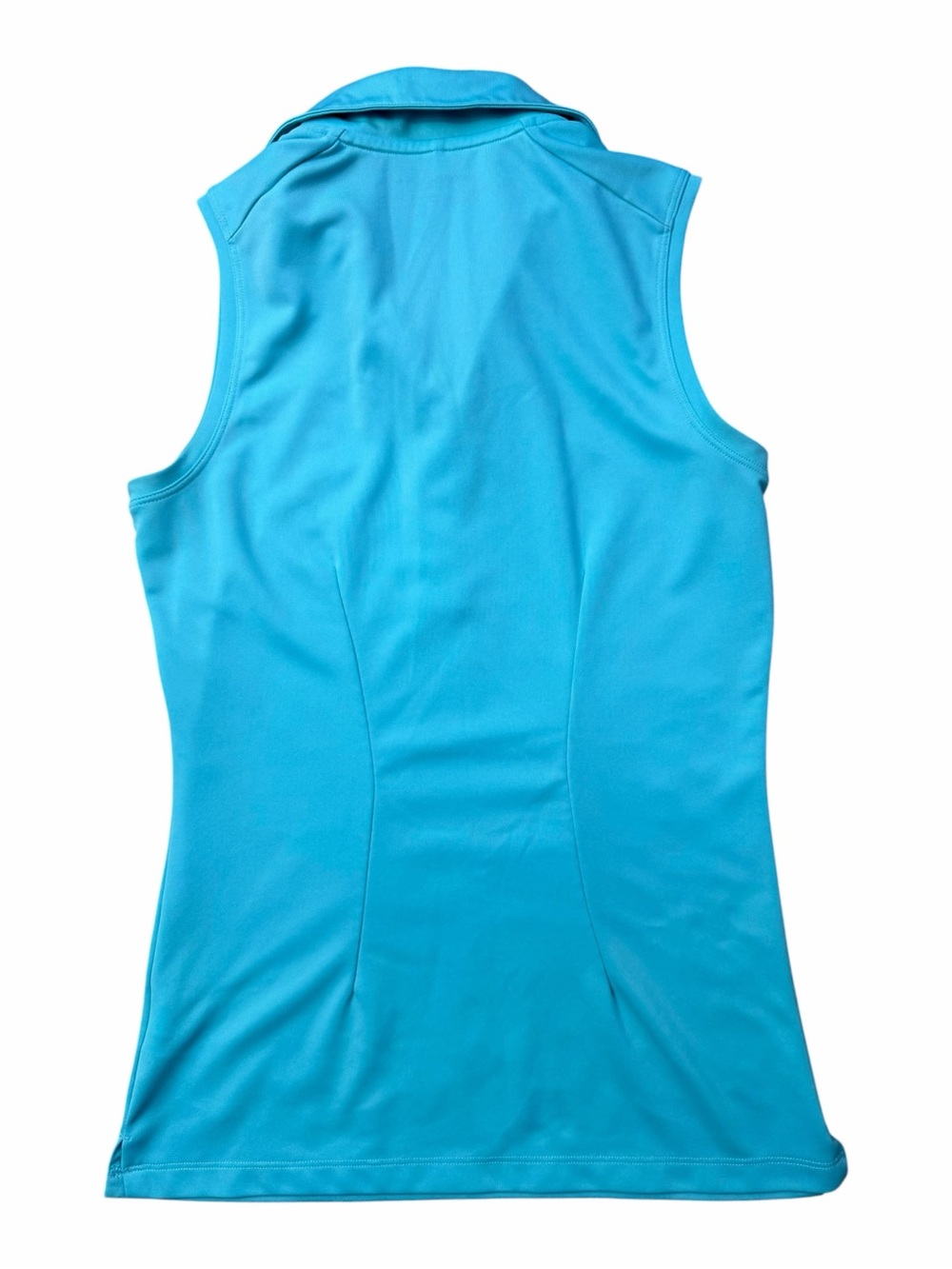 Nike Golf Dri-FIT Women's XS Sky Blue Sleeveless Polo Shirt - Picture 5 of 7
